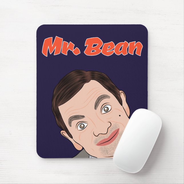Mr. Bean (Rowan Atkinson) Fan Art Mousepad (With Mouse)
