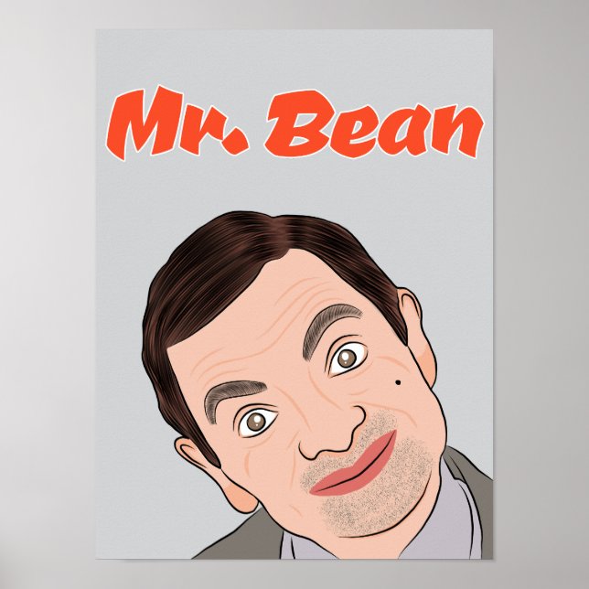 Mr. Bean (Rowan Atkinson) Fan Art Poster (Front)