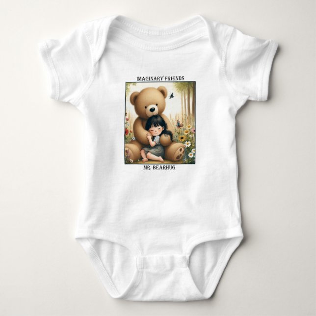 Mr. Bearhug Baby Bodysuit (Front)