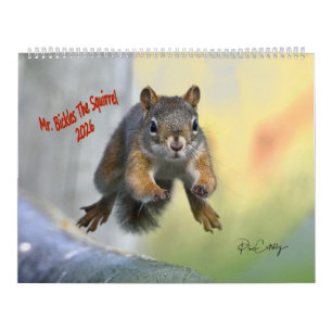 Mr. Bickles The Squirrel 2026 calendar large