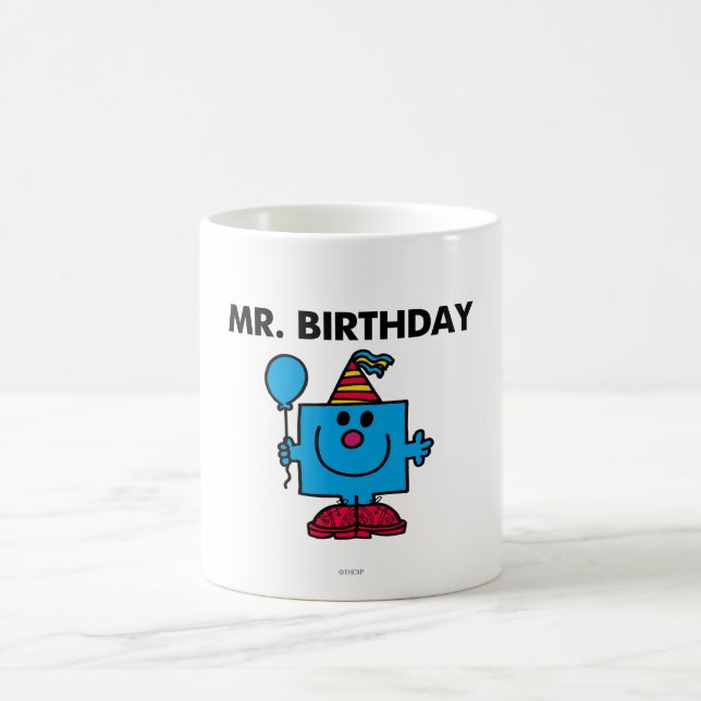 Mr. Birthday | Happy Birthday Balloon Coffee Mug (Center)