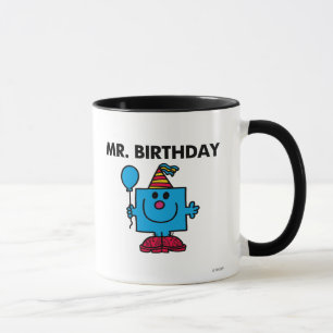Mr. Birthday Happy Birthday Balloon Mug