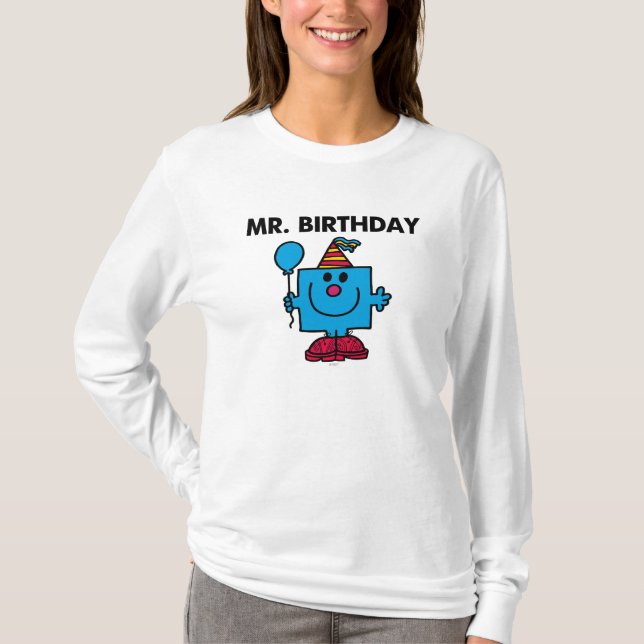 Mr. Birthday | Happy Birthday Balloon T-Shirt (Front)