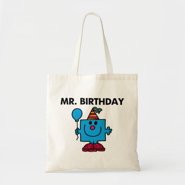 Mr. Birthday | Happy Birthday Balloon Tote Bag (Front)