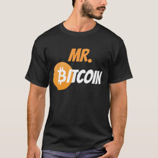 Mr. Bitcoin Block Chain Cyrptocurrency Shirt