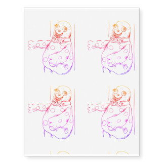 Mr Blobby tattoo