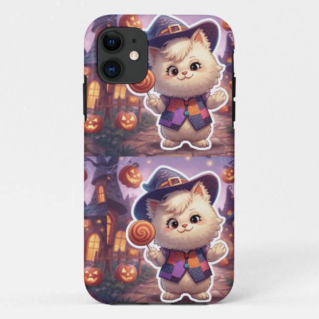 Mr. Bluffy – Halloween’s Gentle Bluffmaster Case-Mate iPhone Case (Back)