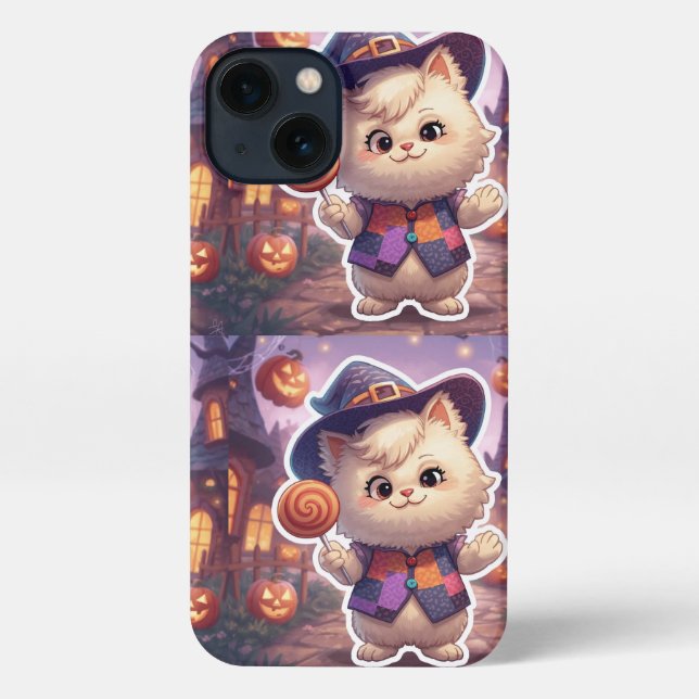 Mr. Bluffy – Halloween’s Gentle Bluffmaster iPhone Case (Back)