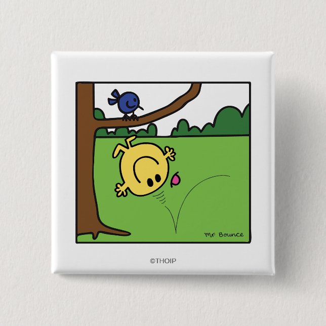 Mr. Bounce In The Park Button (Front)