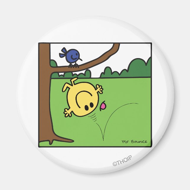 Mr. Bounce In The Park Magnet (Front)