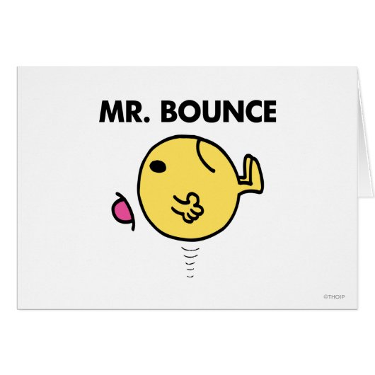 Mr. Bounce | Unhappy Bouncing Cards (Front Horizontal)