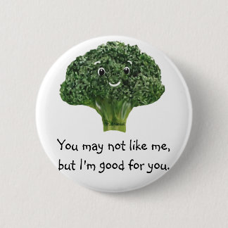 Mr.Broccoli Pinback Button