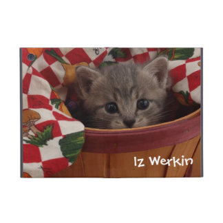 Mr. Brown Kitty Case For iPad Mini