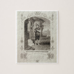 Mr Buckstone as Lancelot Gobbo, Act II Scene 2, in Jigsaw Puzzle