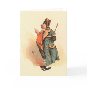 Mr. Bumble by Kyd, Charles Dickens' Oliver Twist Card