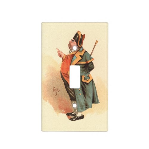 Mr Bumble by Kyd Charles Dickens Oliver Twist Light Switch Cover