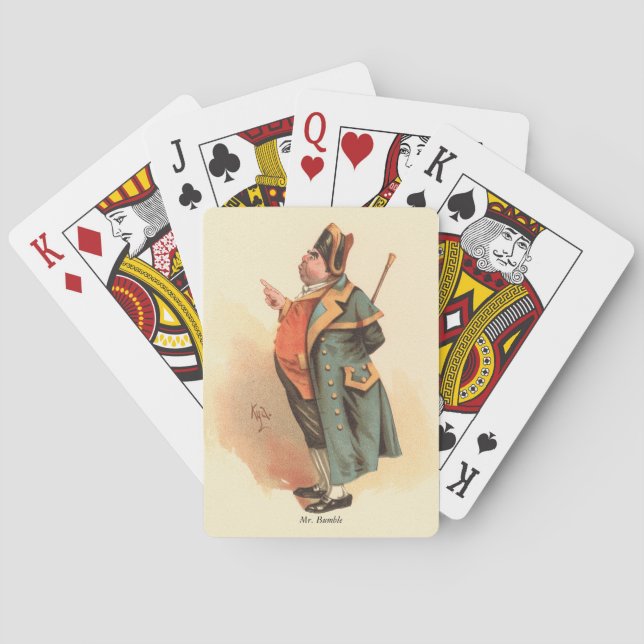 Mr. Bumble by Kyd, Charles Dickens' Oliver Twist Poker Cards (Back)
