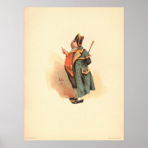Mr. Bumble by Kyd, Charles Dickens' Oliver Twist Poster