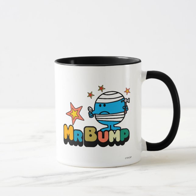 Mr. Bump | Bandaged Thumb & Stars Mug (Right)