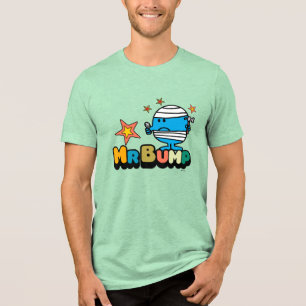 Mr. Bump   Bandaged Thumb & Stars Tri-Blend Shirt