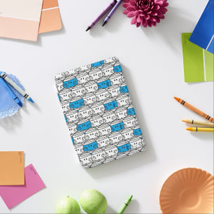 Mr Bump Blue Pattern iPad Mini Cover
