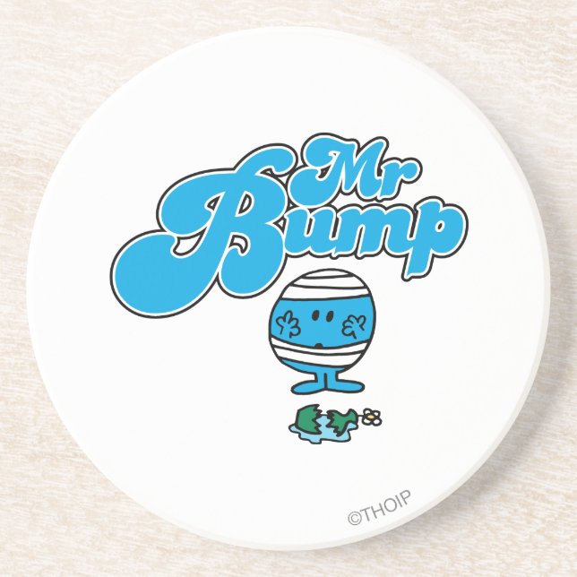 Mr. Bump | Broken Vase Drink Coaster (Front)