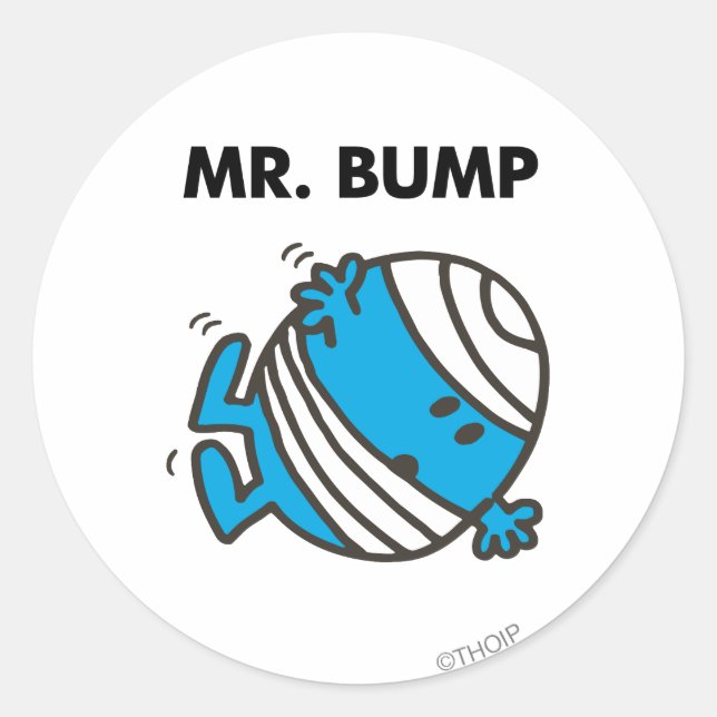 Mr. Bump Classic 3 Round Sticker (Front)
