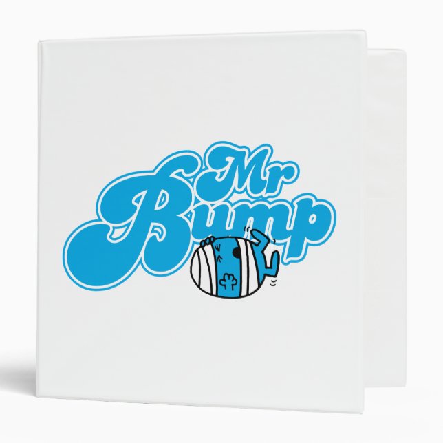 Mr Bump Logo 1 3 Ring Binder (Front/Inside)