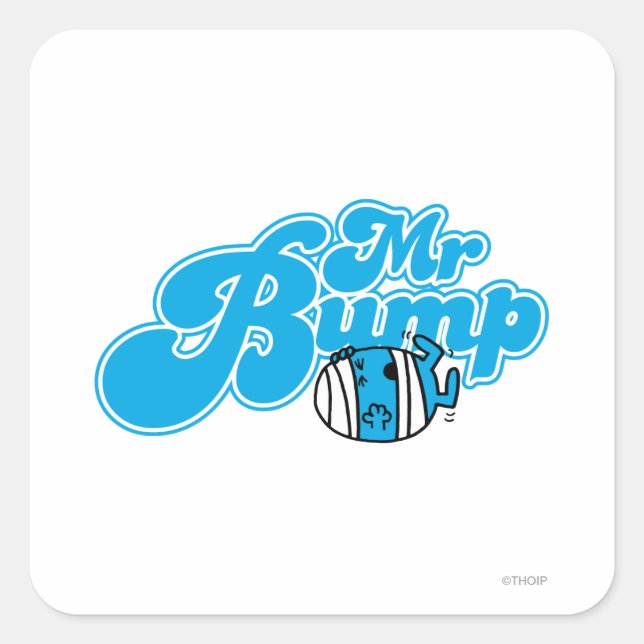 Mr Bump Logo 1 Square Sticker (Front)