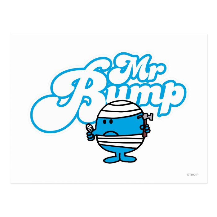 Mr Bump Logo 4 Postcard