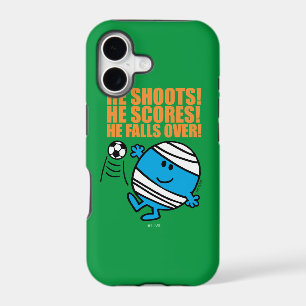 Mr. Bump Playing Soccer iPhone 17 Case