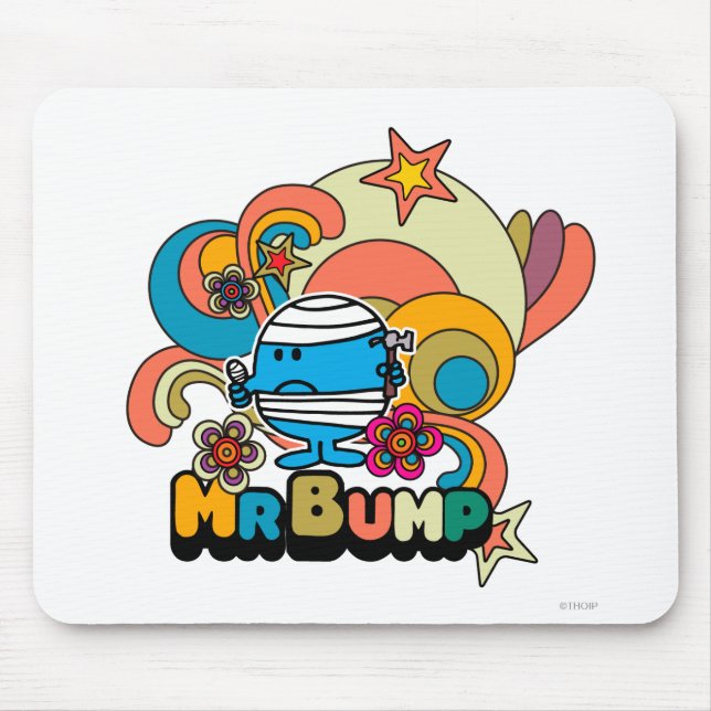 Mr. Bump | Psychedelic Thumb Injury Mouse Pad (Front)