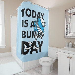 Mr. Bump   Today is a Bumpy Day Shower Curtain
