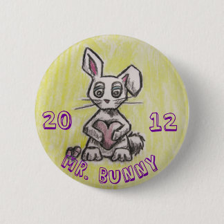 Mr. Bunny 2012 Pinback Button