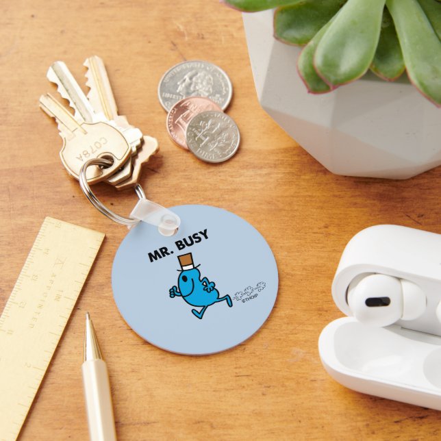 Mr. Busy Running Quickly Keychain (Desk)