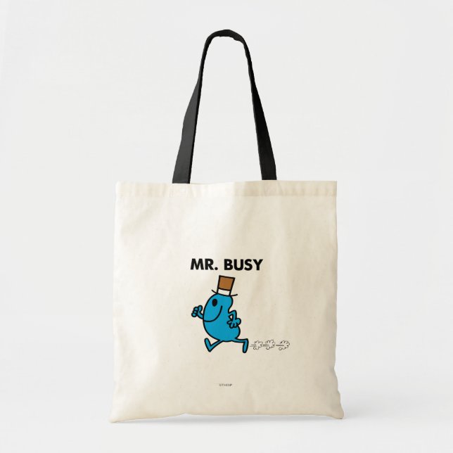 Mr. Busy Running Quickly Tote Bag (Front)