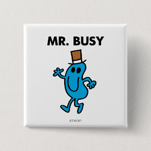 Mr. Busy Waving Hello Button