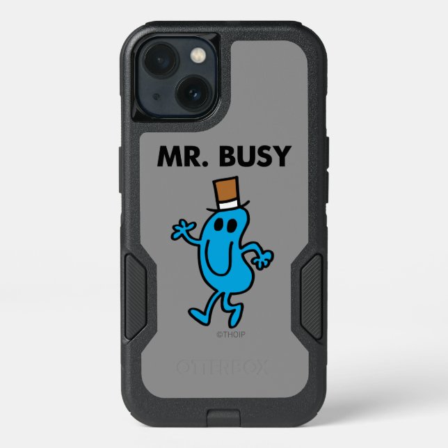 Mr. Busy Waving Hello Otterbox iPhone Case (Back)