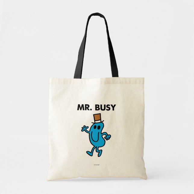 Mr. Busy Waving Hello Tote Bag (Front)