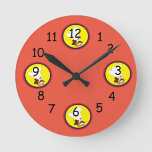 mr chef maps edition round clock