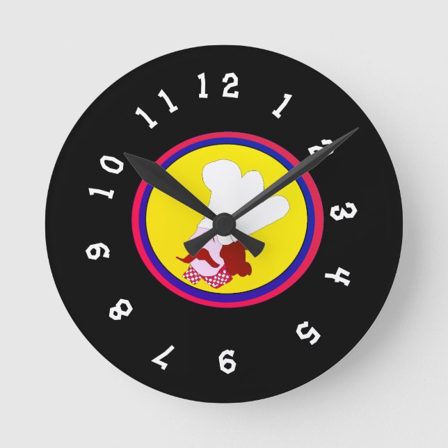 mr chef maps edition round clock (Front)