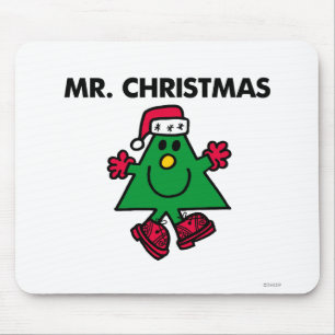 Mr. Christmas Festive Hat & Gloves Mouse Pad