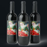 Mr Christmas | Vintage Santa Claus Wine Label<br><div class="desc">Mr Christmas | Vintage Santa Claus

christmas,  santa claus,  santa,  xmas,  funny,  winter,  holiday,  merry christmas,  holidays,  snow,  reindeer,  elf,  cute,  claus,  december,  tree,  rudolph,  humor,  festive,  fun,  christmas tree,  retro,  merry xmas,  merry,  red,  happy holidays,  snowman,  cool,  cartoon,  father christmas</div>