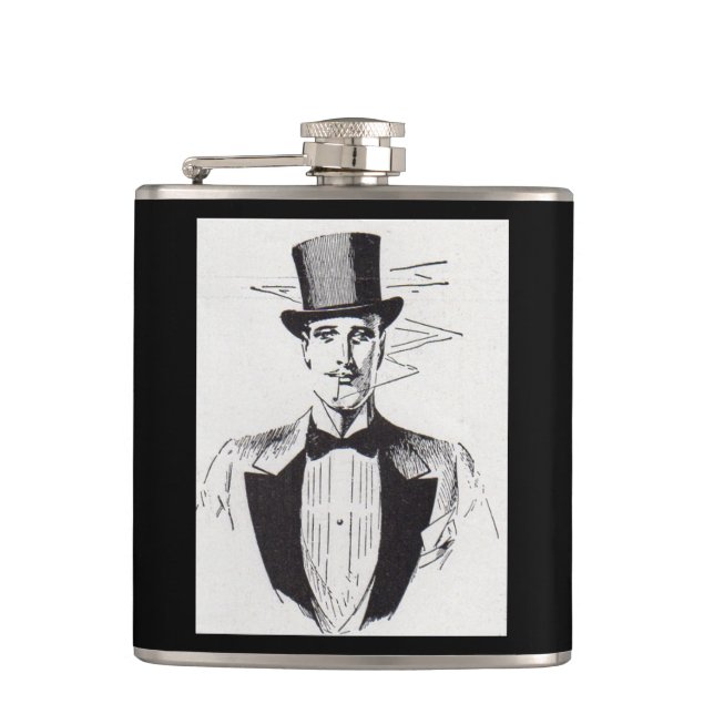 Mr. Classy, sharp dressed man Flask (Front)