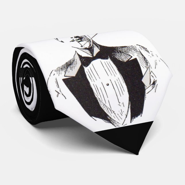 Mr. Classy, sharp dressed man Neck Tie (Rolled)