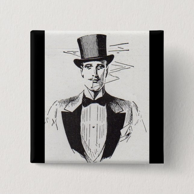 Mr. Classy, sharp dressed man Pinback Button (Front)