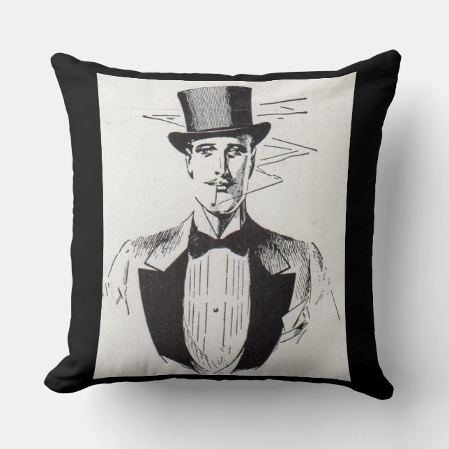 Mr. Classy, sharp dressed man Throw Pillow (Front)