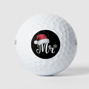 Mr Claus Couples Matching Christmas Pajamas Santa Golf Balls