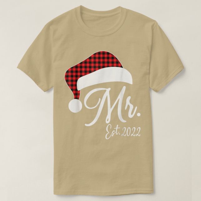 Mr Claus & Mrs Claus Est T-Shirt (Design Front)