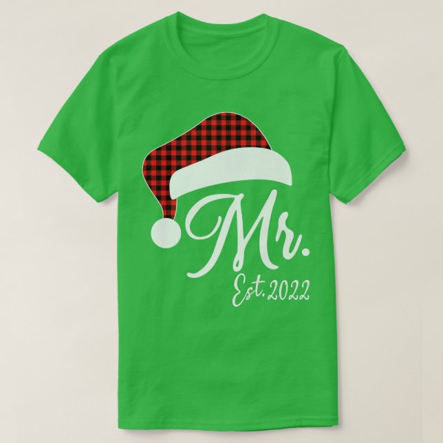 Mr Claus & Mrs Claus Est T-Shirt (Design Front)